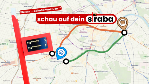 Straba ist eine 3D-gedruckte Mini-Haltestelle aus PLA, zeigt Echtzeit-Abfahrten & Störungen der Wiener Linien – Stadtfeeling direkt auf deinem Schreibtisch!